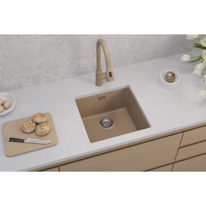 ALVEUS 1150047 - Fregadero de cocina OMNI 45x45 cm granito/beige