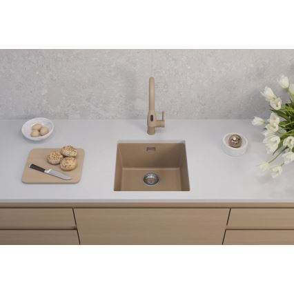 ALVEUS 1150047 - Fregadero de cocina OMNI 45x45 cm granito/beige