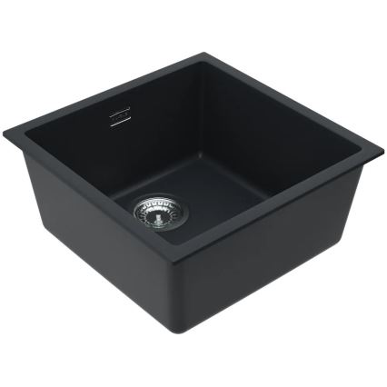 ALVEUS 1150048 - Fregadero de cocina OMNI 45x45 cm granito/negro