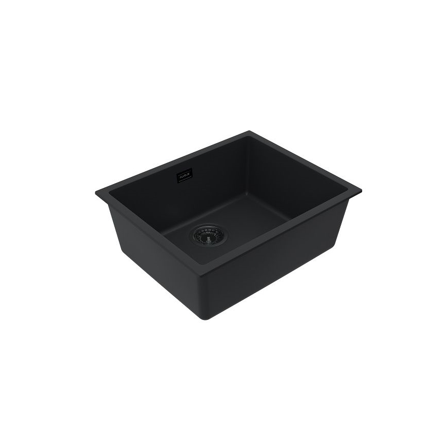 ALVEUS 1150057 - Fregadero de cocina OMNI 55x45 cm granito/negro