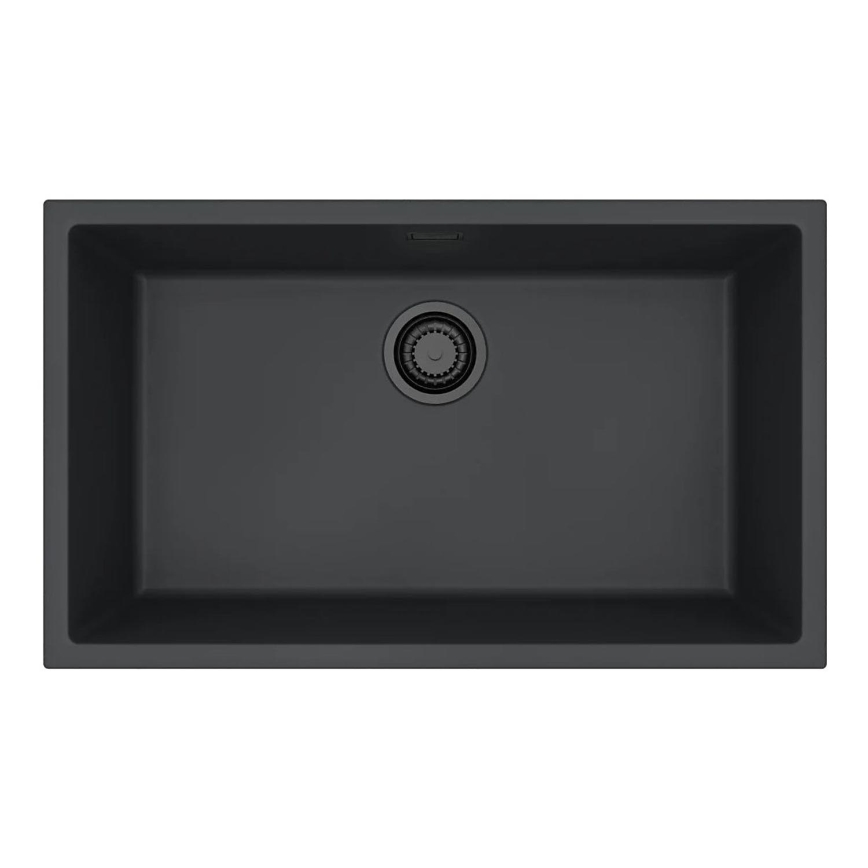 ALVEUS 1150064 - Fregadero de cocina OMNI 75x45 cm granito/negro