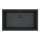 ALVEUS 1150064 - Fregadero de cocina OMNI 75x45 cm granito/negro
