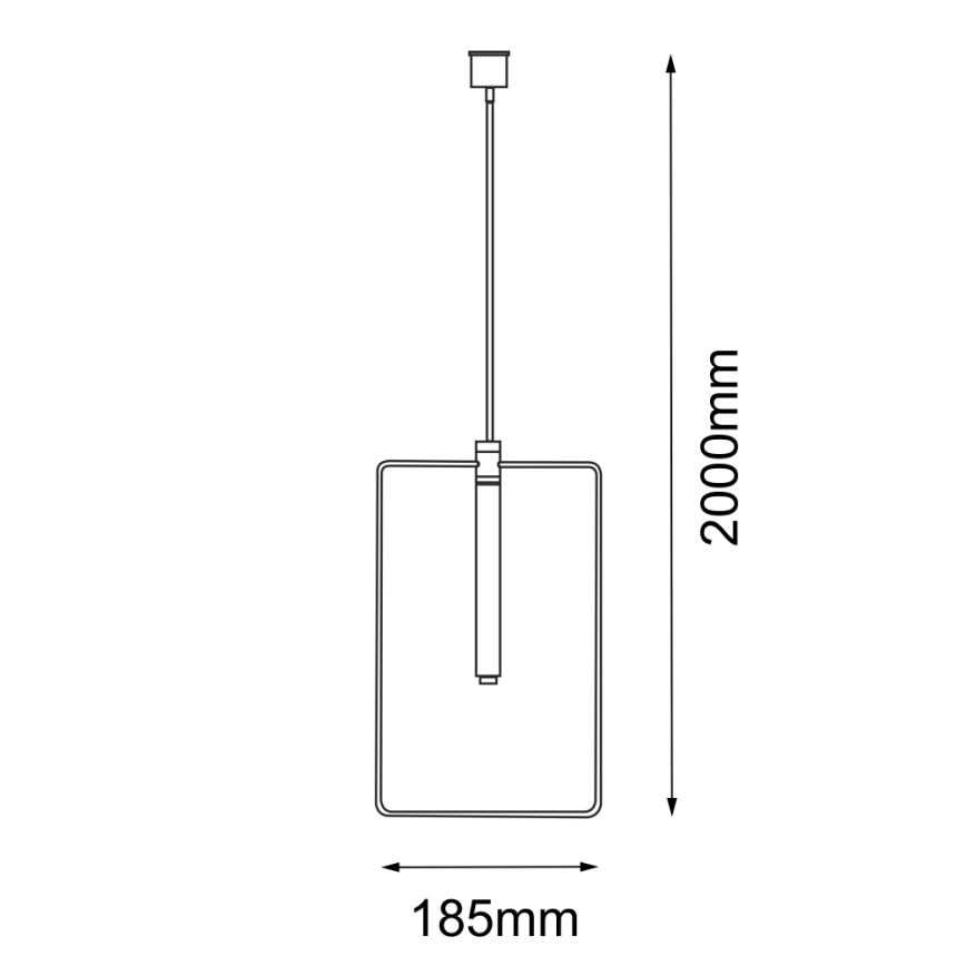 Amplex - Lámpara colgante 1xG9/10W/230V