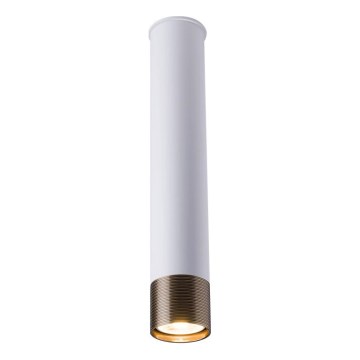 Amplex - Foco 1xGU10/10W/230V blanco/dorado