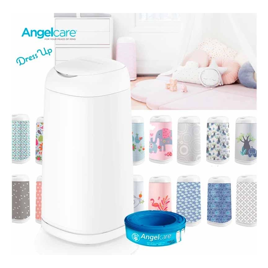 Angelcare - Papelera para pañales DRESS UP + 1x casete de recambio