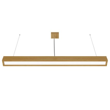 APLED - Lámpara colgante LED LOOK LED/36W/230V 4000K 120 cm roble