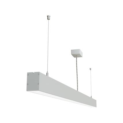 APLED - Lámpara de araña LED de cable LOOK LED/58W/230V 4000K 150 cm plata