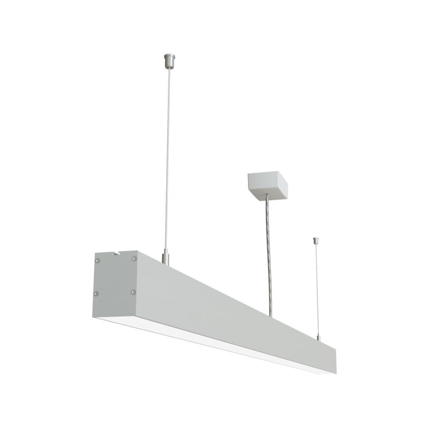 APLED - Lámpara de araña LED de cable LOOK LED/58W/230V 4000K 150 cm plata