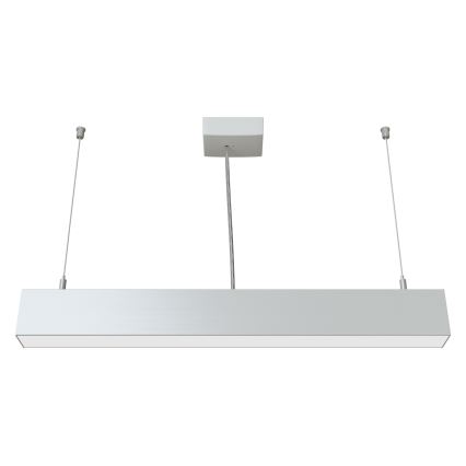APLED - Lámpara de araña LED sobre un cable LOOK LED/23W/230V 4000K 60 cm plata
