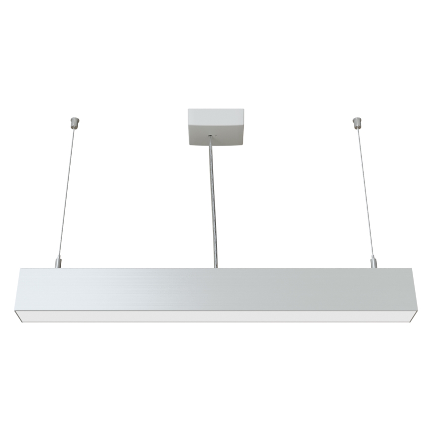 APLED - Lámpara de araña LED sobre un cable LOOK LED/23W/230V 4000K 60 cm plata
