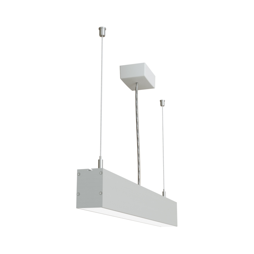 APLED - Lámpara de araña LED sobre un cable LOOK LED/23W/230V 4000K 60 cm plata