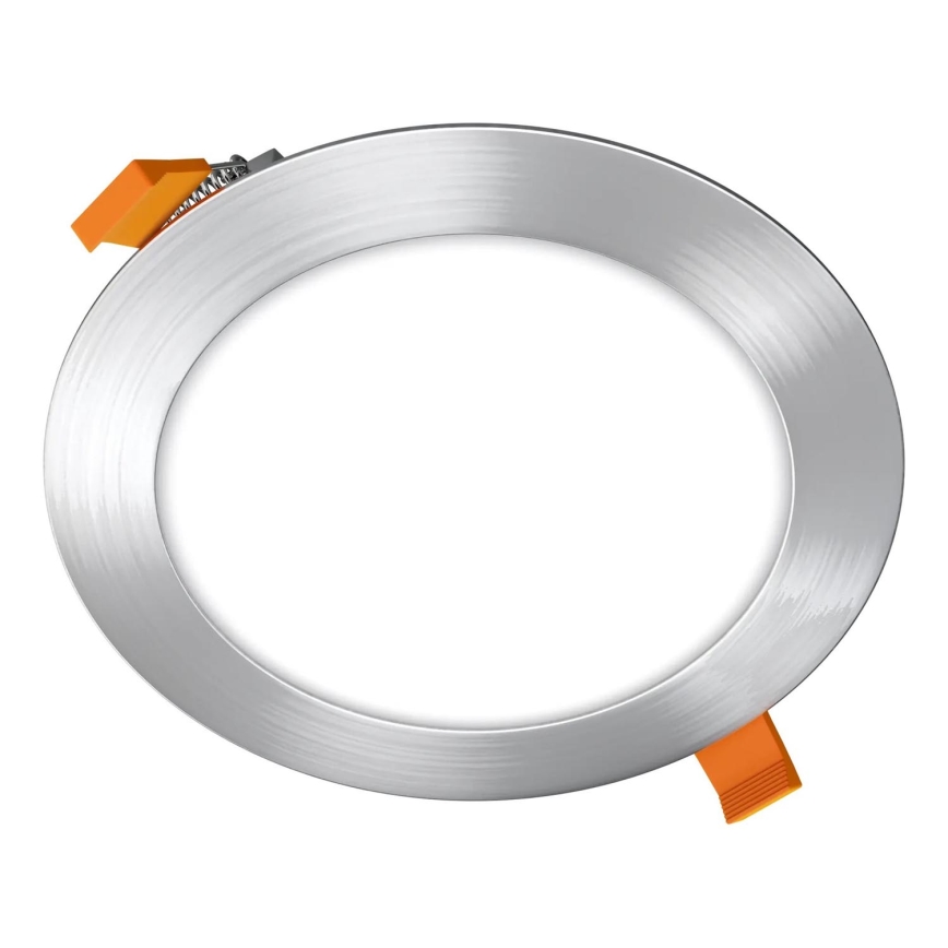 APLED - Lámpara empotrable de baño LED RONDO LED/12W/230V IP40 diá. 17 cm cromo mate