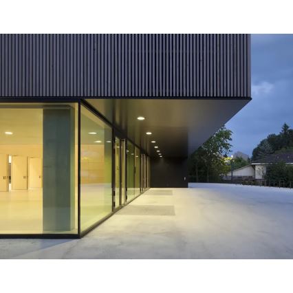 APLED - Lámpara empotrable de baño LED RONDO LED/18W/230V IP40 diá. 22,5 cm cromo mate