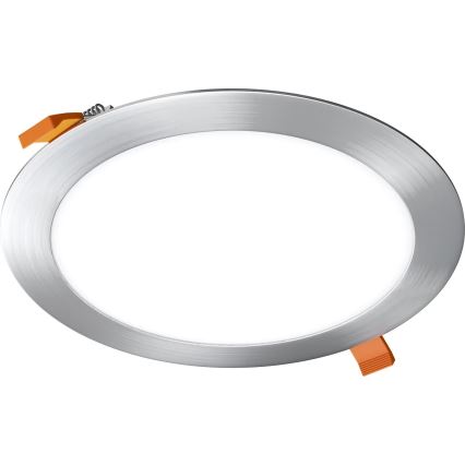 APLED - Lámpara empotrable de baño LED RONDO LED/18W/230V IP40 diá. 22,5 cm cromo mate