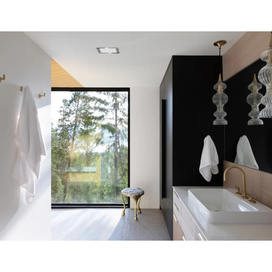 APLED - Lámpara empotrable de baño LED SQUARE LED/18W/230V IP41 220x220 mm