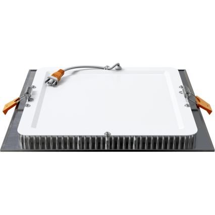 APLED - Lámpara empotrable de baño LED SQUARE LED/18W/230V IP41 220x220 mm