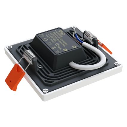 APLED - Lámpara empotrable LED SQUARE SLIM LED/8W/230V 9x9 cm blanco