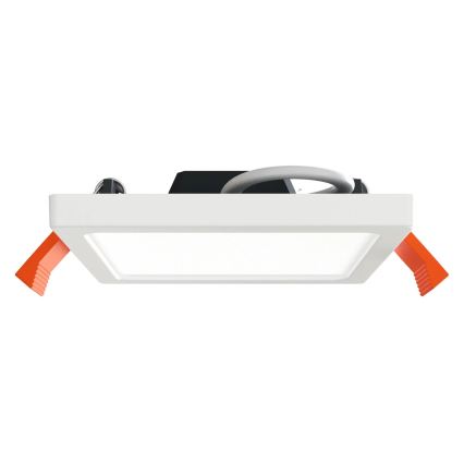 APLED - Lámpara empotrable LED SQUARE SLIM LED/8W/230V 9x9 cm blanco