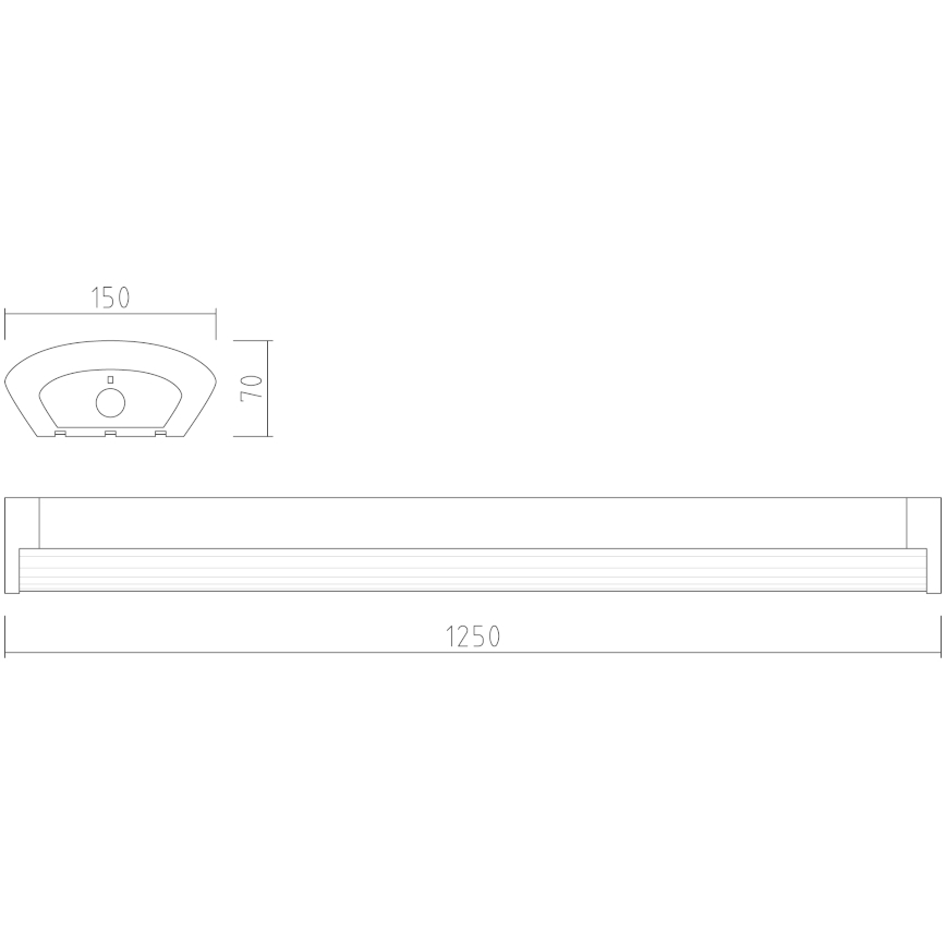APLED - Lámpara LED de superficie TROUT LED/36W/230V 4000K