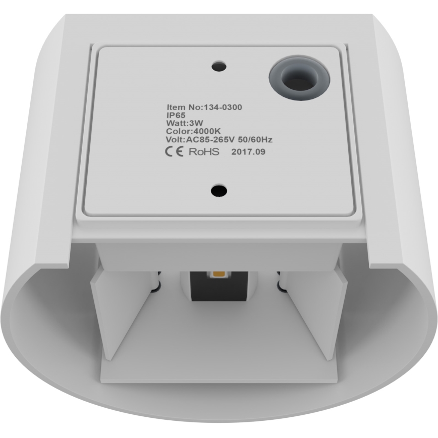 APLED - LED Aplique exterior OVAL 2xLED/3W/230V IP65