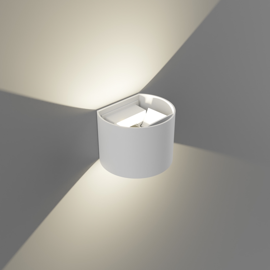 APLED - LED Aplique exterior OVAL 2xLED/3W/230V IP65