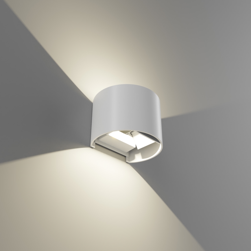 APLED - LED Aplique exterior OVAL 2xLED/3W/230V IP65