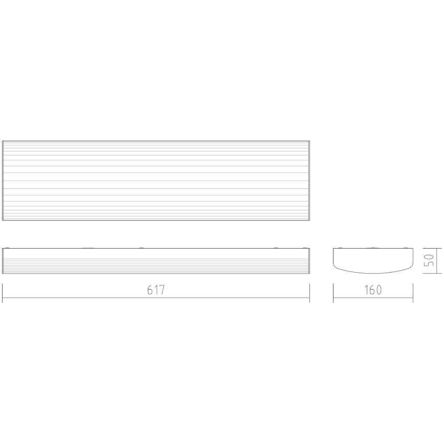 APLED - LED Lámpara fluorescente EeL LED/18W/230V 4000K 2000lm