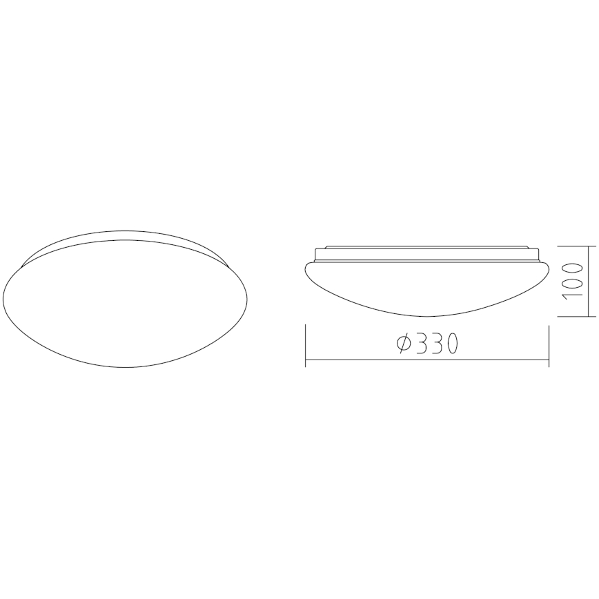 APLED - Plafón LED con sensor LENS P TRICOLOR LED/18W/230V IP44 2700 - 6500K 1210lm