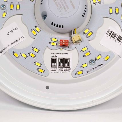 APLED - Plafón LED con sensor LENS PP TRICOLOR LED/18W/230V IP44 2700 - 6500K 1210lm