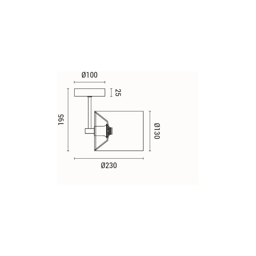 Aplique 1xE14/15W/230V