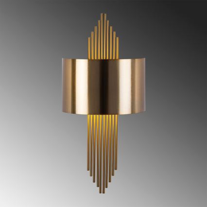 Aplique 1xE27/40W/230V dorado/cobre