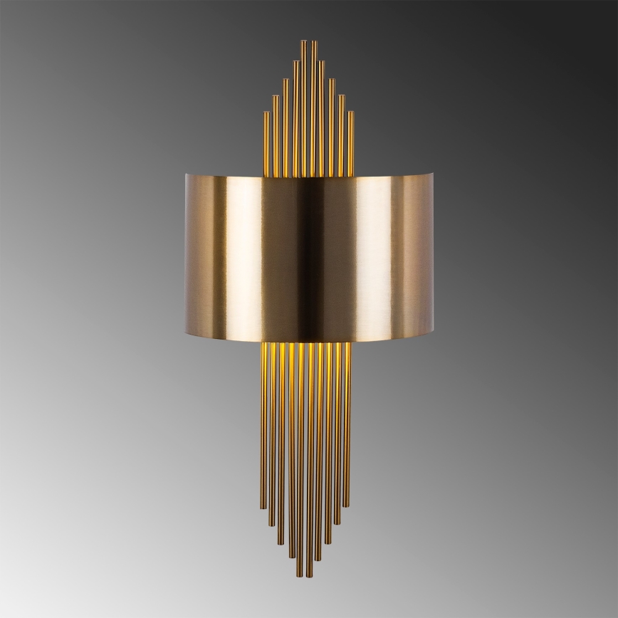Aplique 1xE27/40W/230V dorado/cobre