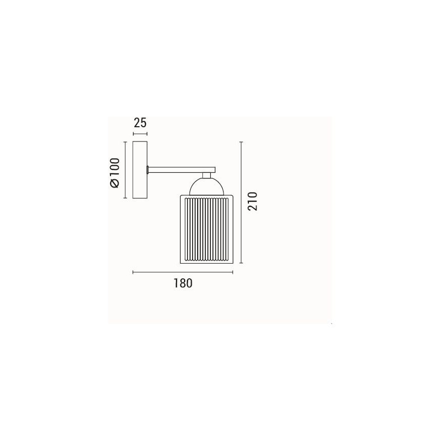 Aplique 1xE27/60W/230V