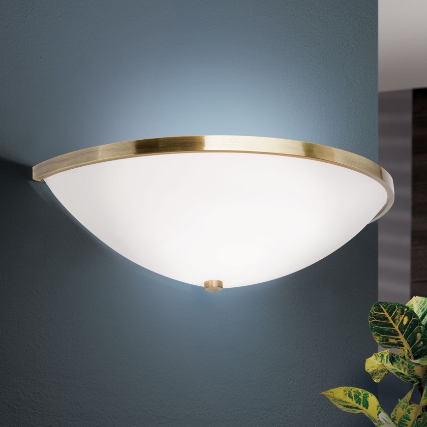 Aplique AIDA 1xE14/40W/230V bronce/pátina