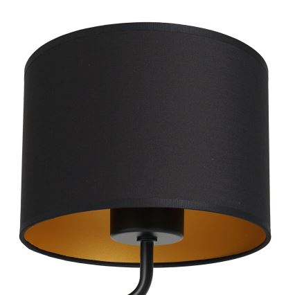 Aplique ARDEN 1xE27/60W/230V negro/dorado