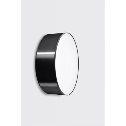 Aplique ARENA 1xE27/60W/230V negro