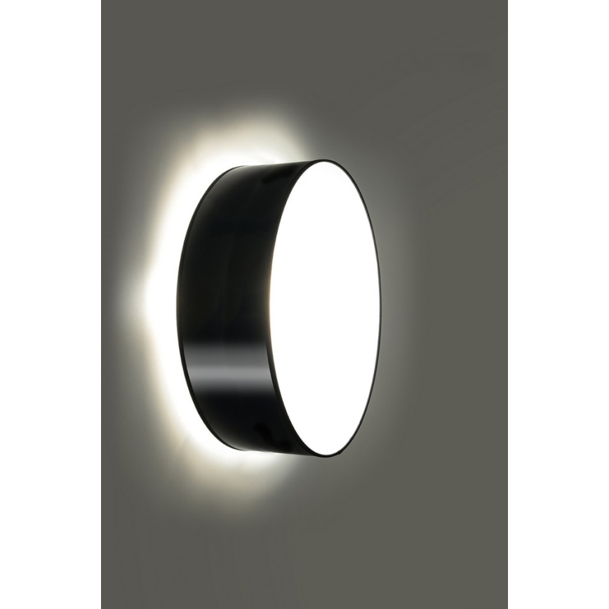 Aplique ARENA 1xE27/60W/230V negro