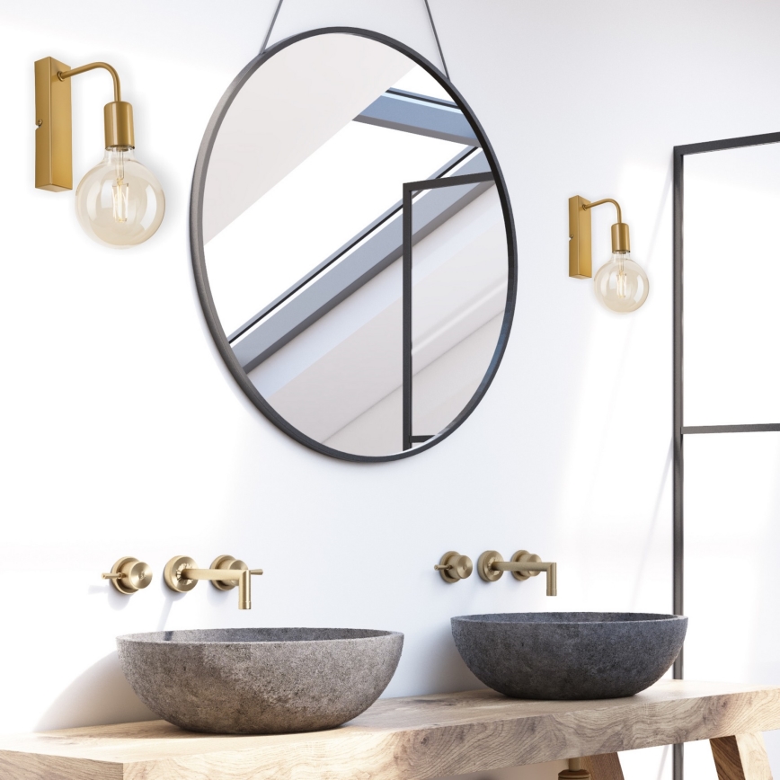 Aplique ASTRID 1xE27/60W/230V dorado