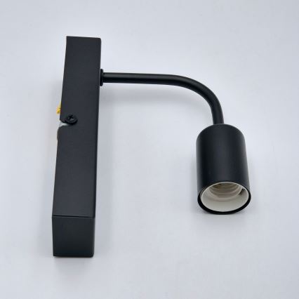 Aplique ASTRID 1xE27/60W/230V mate negro