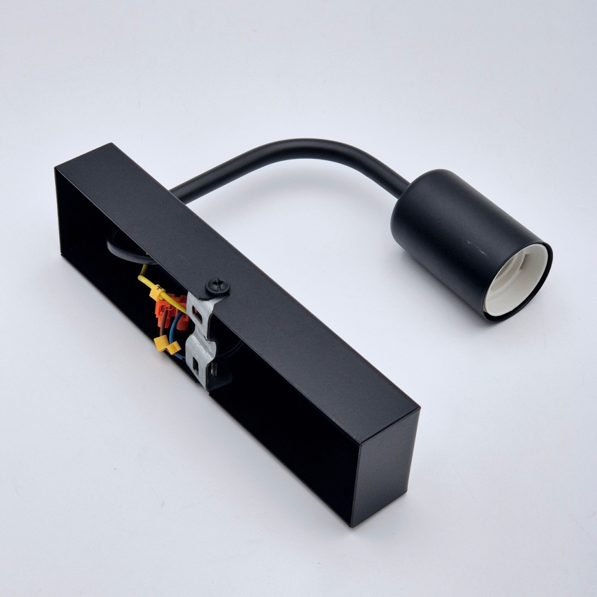Aplique ASTRID 1xE27/60W/230V mate negro