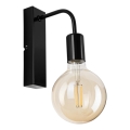 Aplique ASTRID 1xE27/60W/230V negro brillante