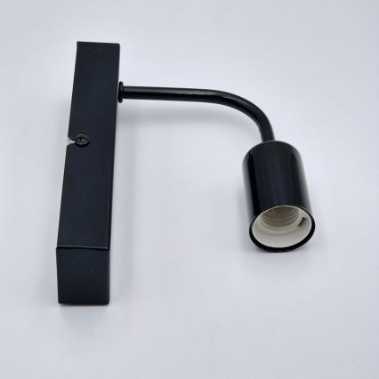 Aplique ASTRID 1xE27/60W/230V negro brillante