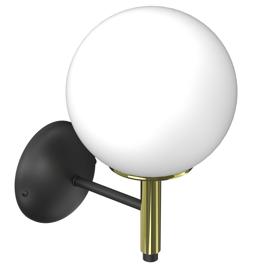 Aplique AWINION 1xE27/15W/230V blanco/dorado/negro