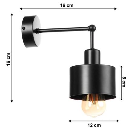 Aplique BODO 1xE27/60W/230V