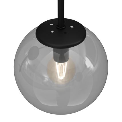 Aplique CAMBRIDGE 1xE14/60W/230V negro