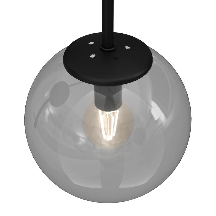 Aplique CAMBRIDGE 1xE14/60W/230V negro