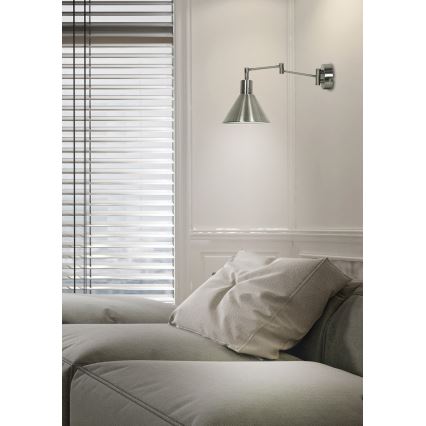 Aplique COPENHAGEN 1xE14/40W/230V cromo mate