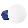 Aplique de baño HALO 1xG9/8W/230V diá. 12 cm IP44 azul