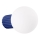 Aplique de baño HALO 1xG9/8W/230V diá. 12 cm IP44 azul