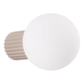 Aplique de baño HALO 1xG9/8W/230V diá. 12 cm IP44 beige